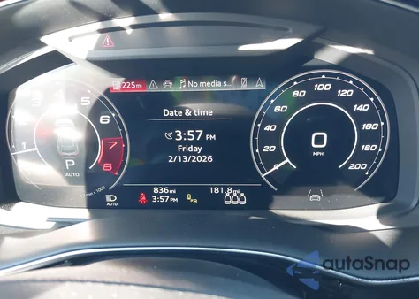 2025 Audi Rs Q8 Quattro Tiptronic z USA, uszkodzony, nr VIN WU1ARBF17SD039236